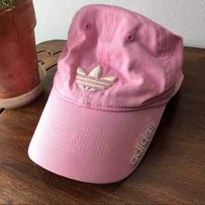 Pink adidas adjustable ball cap hat